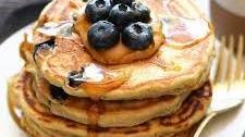 Blueberry Protein Pancakes