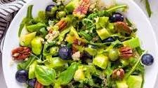 Blueberry Quinoa Power Salad with Lemon-Basil Vinaigrette