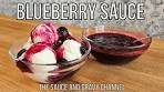 Blueberry Sauce | Blueberry Dessert Sauce Recipe ...