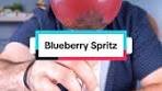 Blueberry Spritz (cocktail OR mocktail) 2oz Vodka (or water ...