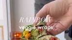 bookmark these RAINBOW VEGGIE WRAPS (easy + healthy ...