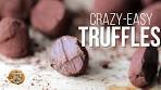 Boozy Valentine's Day Truffles | 2-ingredient recipes