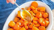 Bourbon Glazed Carrots and Pumpkin with Brown Sugar