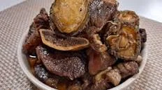 Braised abalone with beef ribs