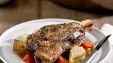 Braised Lamb Shanks With Lemon