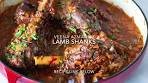 Braised Lamb Shanks with Red Wine on the Stovetop