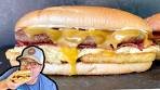 Breakfast Sub Sandwich on the Griddle