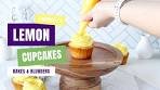 Bright & Zingy Limoncello Lemon Cupcakes with Homemade ...