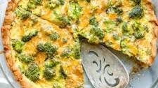 Broccoli and Cheese Quiche