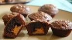 Brownie Bites with Caramel Centers