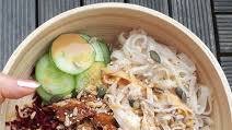 Buddha nouilles de riz et seitan