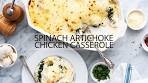 BUDGET FRIENDLY Spinach Artichoke Chicken Casserole ...