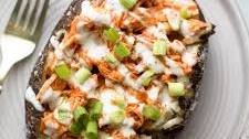 Buffalo Chicken Baked Potatoes