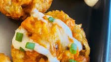 Buffalo Chicken Tater Tot Bites