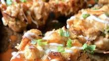 Buffalo Chicken Tater Tot Cups