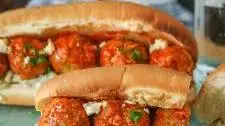 Buffalo Turkey Meatball Sub