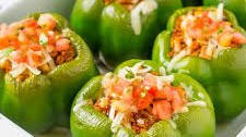 Burrito Bowl Stuffed Peppers