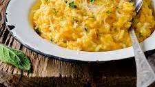 Butternut Squash Risotto with Black Truffles