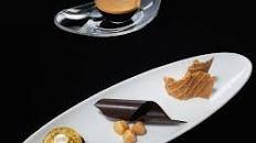 Café Gourmand with Slivers of Chocolate & Wafer