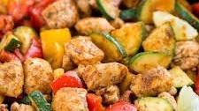 Cajun Chicken Vegetable Skillet