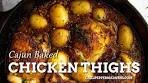 Cajun-Spiced Baked Chicken Thighs Recipe - Easy and Spicy ...