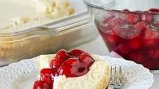 Cake Mix Cherry Cheesecake