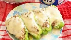 Canned Mackerel Recipe "Stuffed Bell Peppers with Mackerel" No need to worry about them getting raw!
