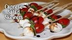 Caprese Salad Skewers ~ Easy Appetizer