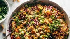Cashew Crunch Salad with Sesame Dressing