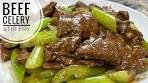 Celery And Beef Stir Fry | Crunchy Vegetable And Juicy Beef ...