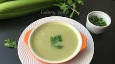 Celery Soup with Cumin and Ginger (Pressure Cooker Method)