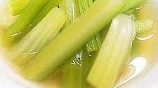 Celery Steamed in Konbu Tea