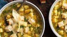 Česnečka (Czech Garlic Soup or Hangover Soup)