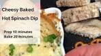 Cheesy Baked Hot Spinach Dip Recipe