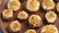 Cheesy Garlic Stuffed Mushrooms