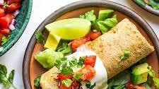 Cheesy Green Chile Chicken Chimichangas