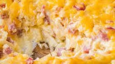 Cheesy Ham and Potato Casserole