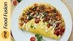 Cheesy Mexican Omelette - Breakfast Recipe by Food Fusion