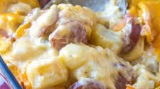 Cheesy Potato & Smoked Sausage Casserole