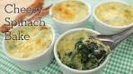 Cheesy Spinach Bake Recipe ผักขมอบชีส - Pai's Kitchen ...