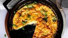 Cheesy Spinach Frittata