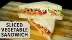 Cheesy Veggie Delight : Irresistible Sliced Sandwich Recipe ...