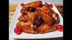 CHERRY GLAZED HOT WINGS