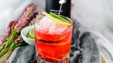 Cherry Lemon-Lime Spritzer Cocktail