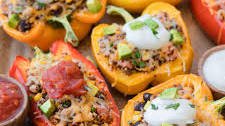 Chicken and Quinoa Stuffed Peppers