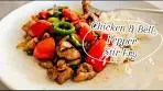 Chicken & Bell pepper stir fry 甜椒炒鸡丁 20 minutes #cooking ...