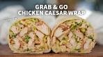 Chicken Caesar Wraps | Grab & Go High Protein Meal Prep