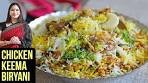 Chicken Keema Biryani Recipe | How To Make Keema Biryani ...