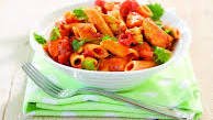 Chicken korma tomato pasta