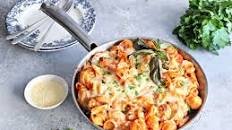 Chicken Meatball Pasta Bake